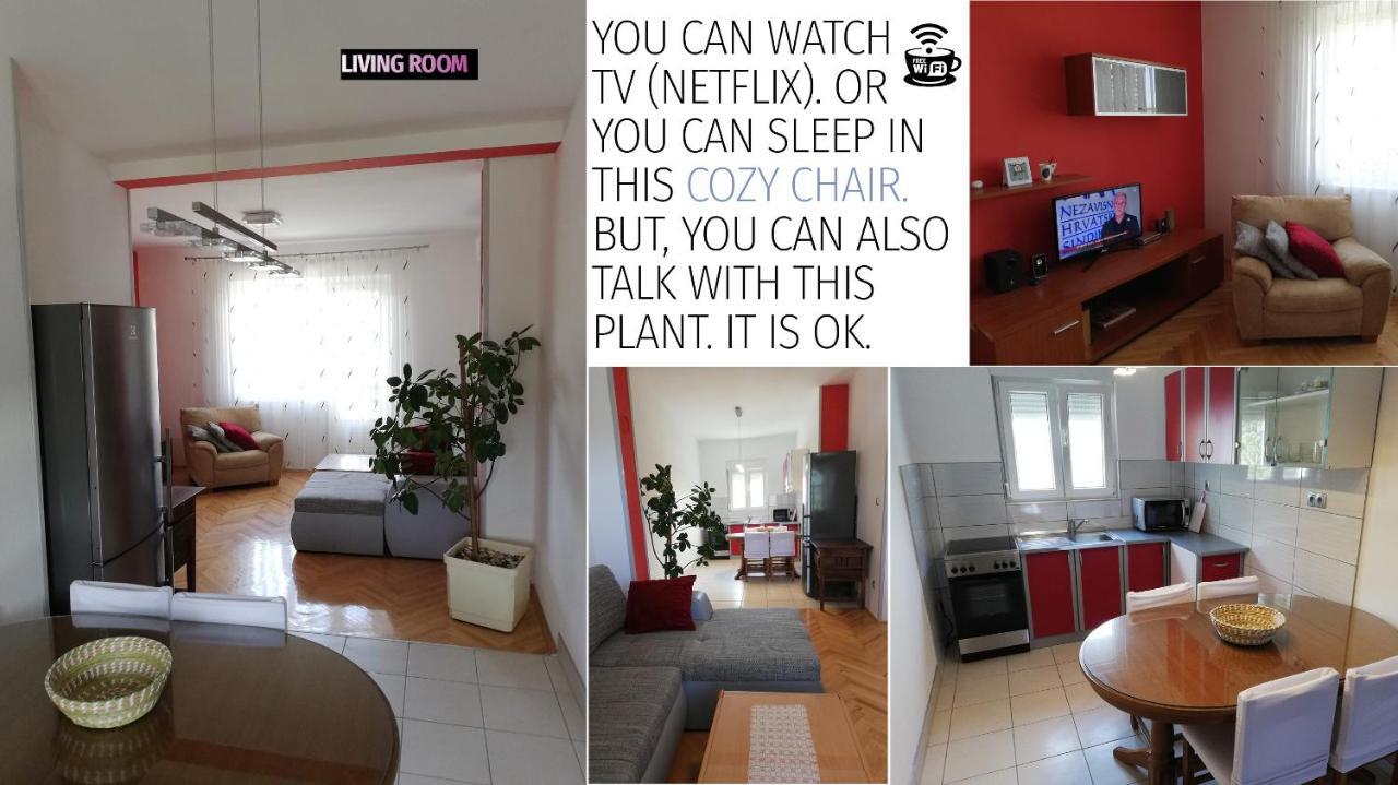 Spacious Family Apartment With Parking In The Shade And Barbecue House Шибеник Экстерьер фото